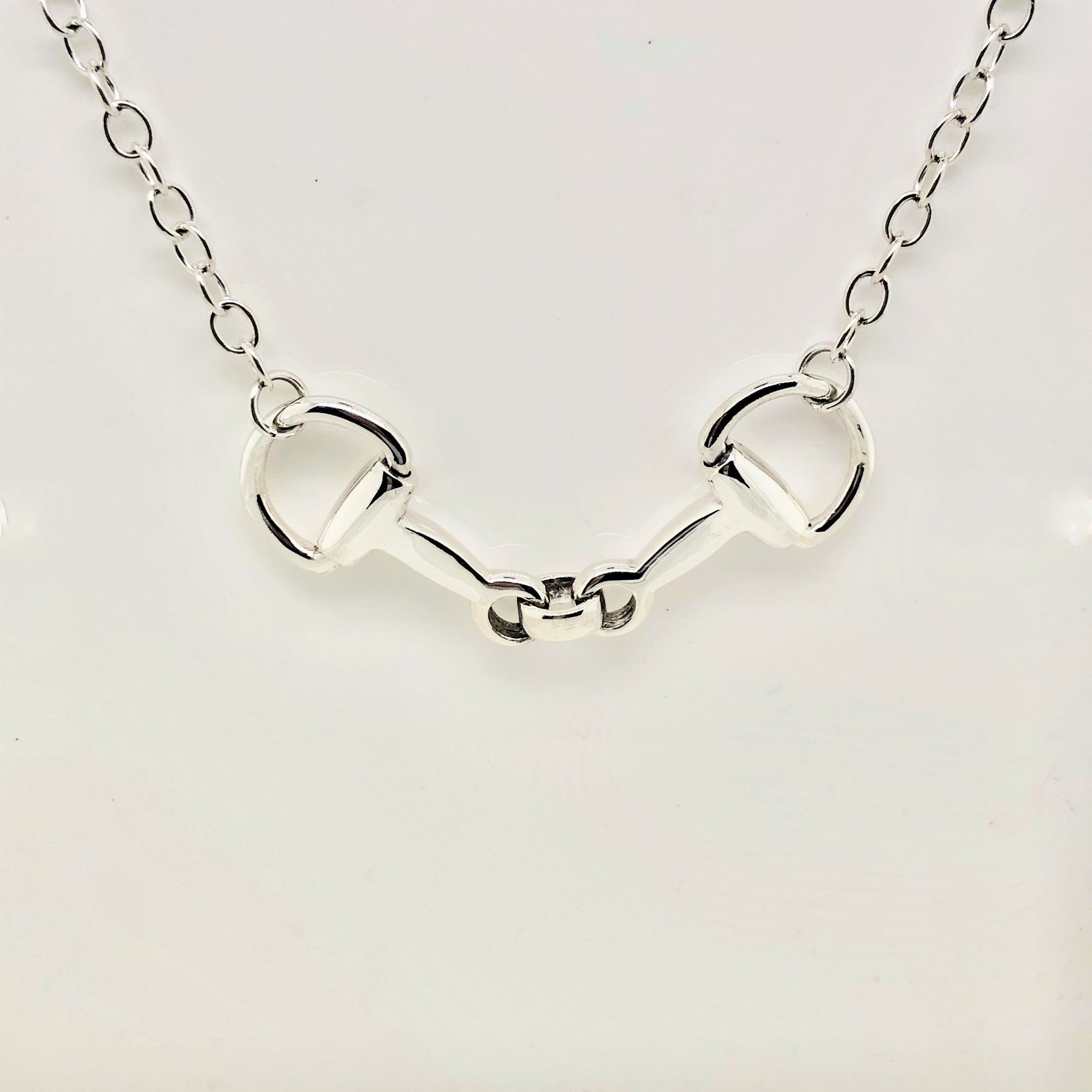 Necklace Ss Horse Bit And Chain | Giftware - Jewellery | Saddleworld Ipswich