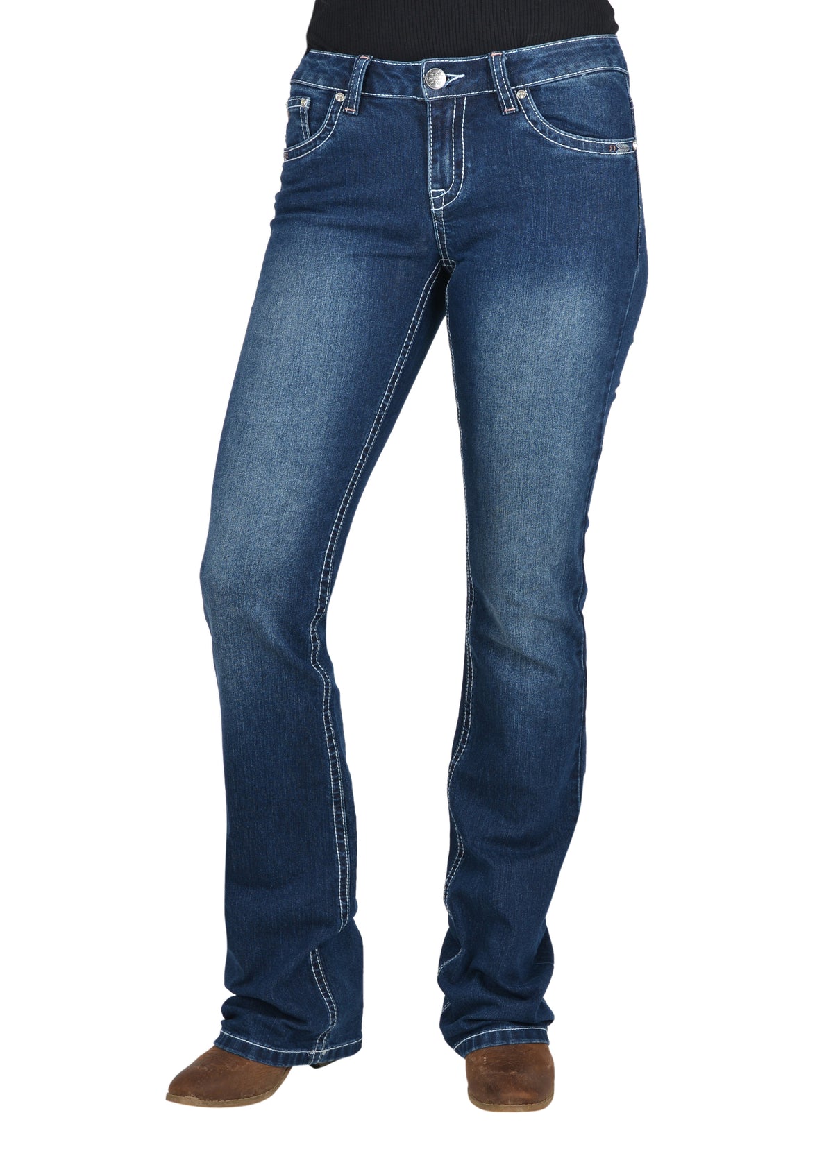 Pure Western Wmns Bettina Relaxed Rider Jean
