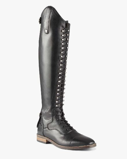 Premier Equine Maurizia Ladies Lace Front Tall Leather Riding Boots