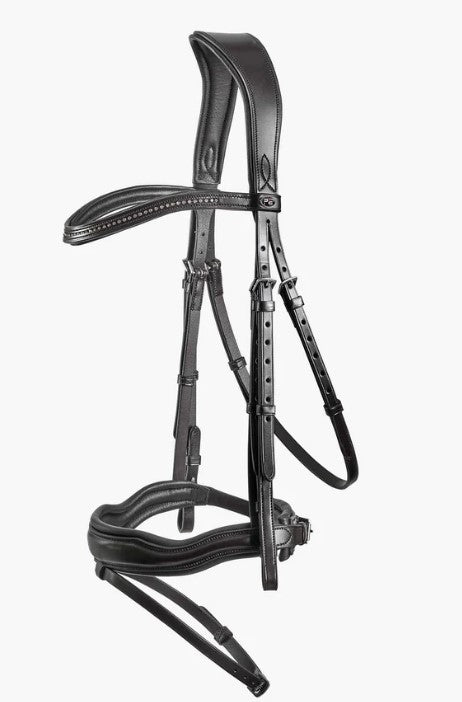 Premier Equine Stellazio Anatomic Snaffle Bridle with Flash