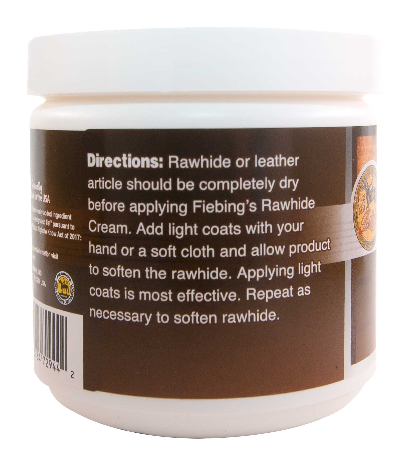 Fiebings Rawhide Cream 400g