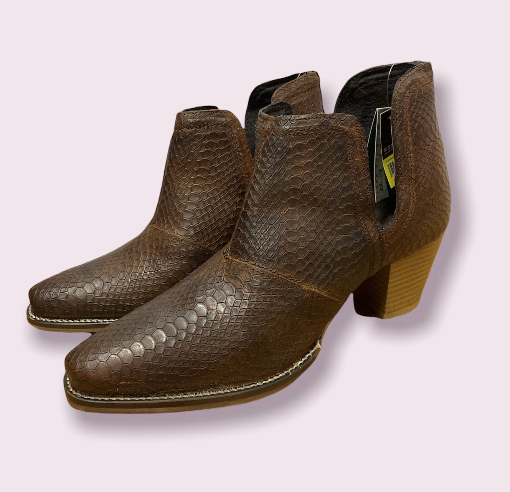 Roper Wms Rowdy Brown Leather
