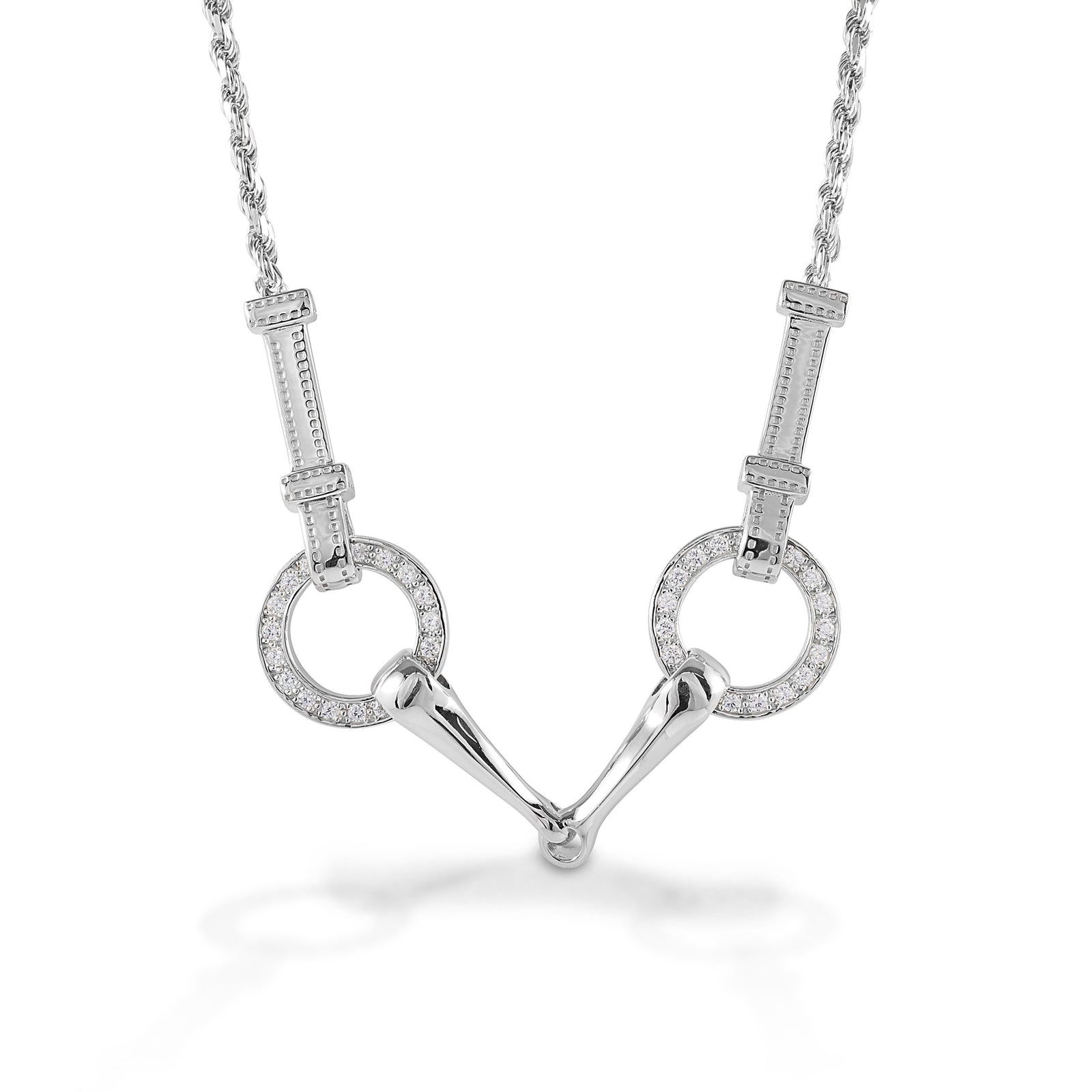 Kelly Herd Necklace Snaffle Bit - Sterling Silver
