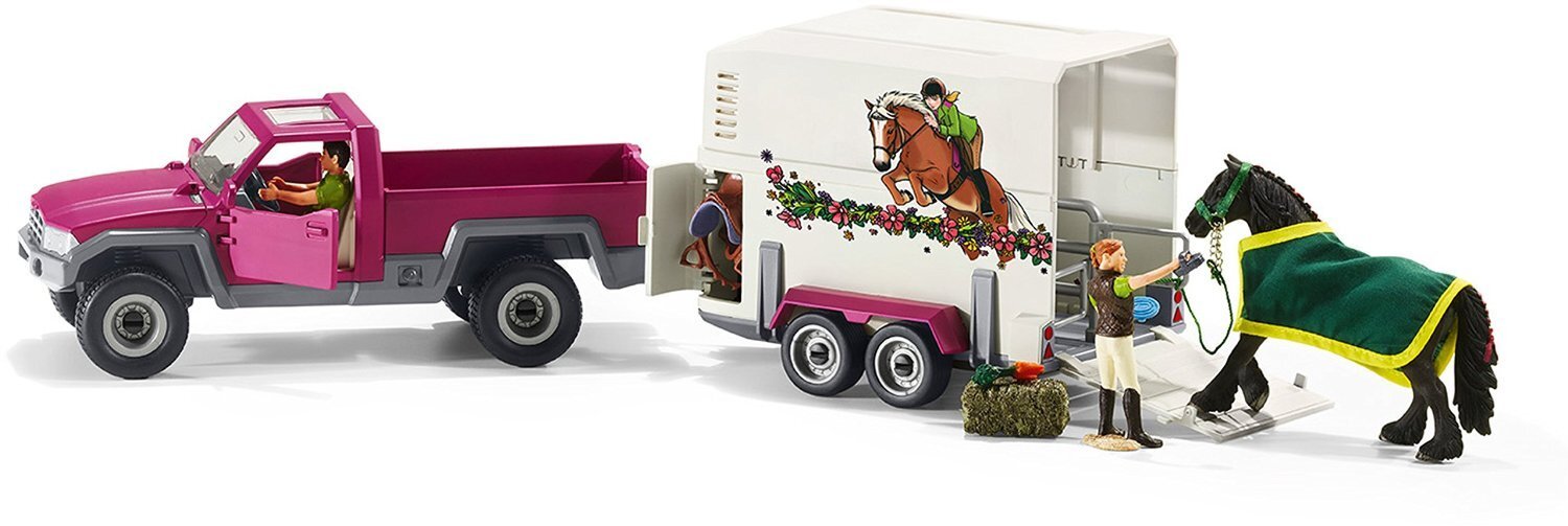 Schleich Pick Up With Horse Box