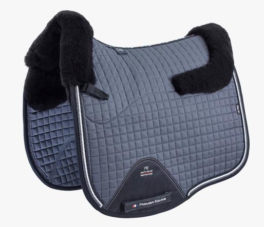 Premier Equine Close Contact Merino Wool European Saddle Pad - Dressage Square