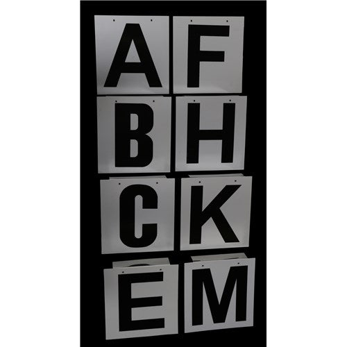 Over The Fence Dressage Letters Set (A B C E F H K M)