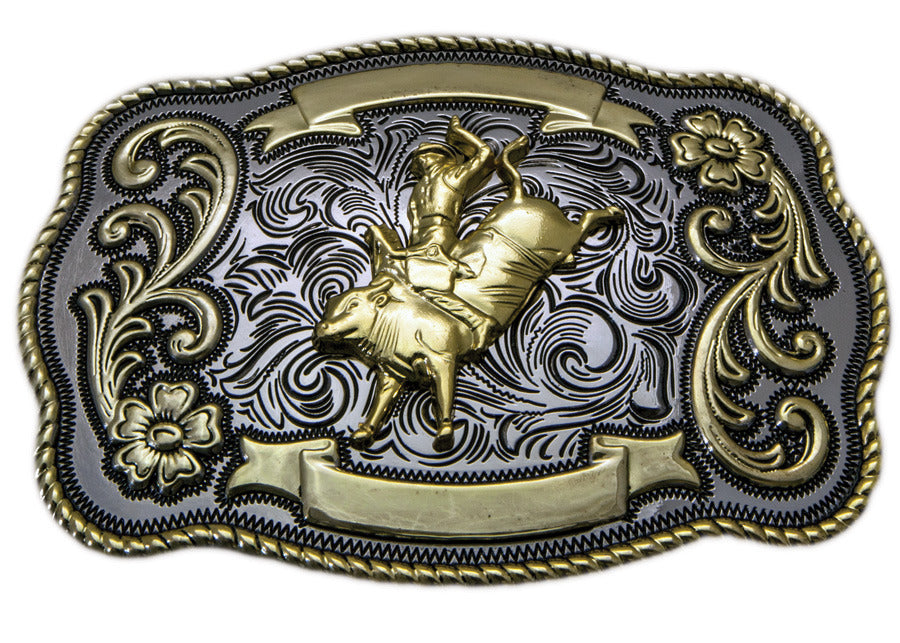 Bull Rider Belt Buckle