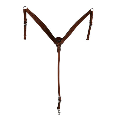 Texas Tack Barbed Wire Breast Plate Tan