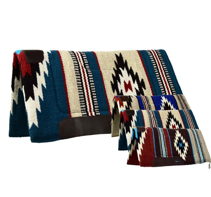 Ezy Ride Wool Diamond Weave Sandwich Pad 32 x 32 Assorted Colours