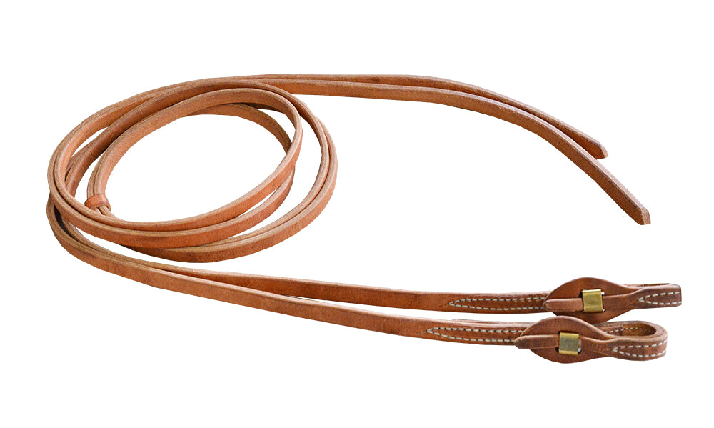 Toprail Herman Oak leather Split Reins with Quick Change | Horse Supplies - Reins | Saddleworld Ipswich