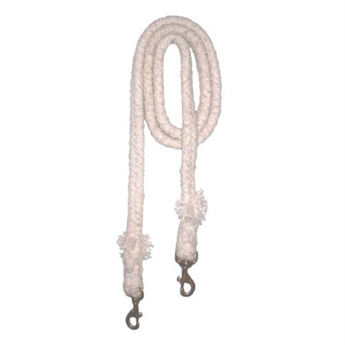 Braided Cotton Roping Rein with Snap