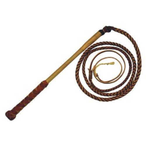 Stockmaster Redhide Stockwhip 6 Plait 7 Foot