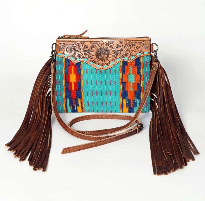American Darling Saddle Blanket Fringe Tote