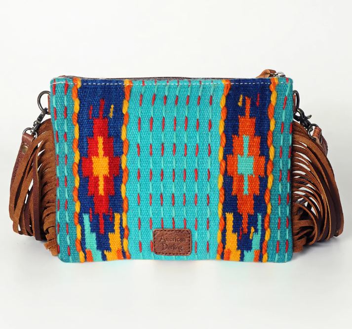 American Darling Saddle Blanket Fringe Tote - EOFY Sale