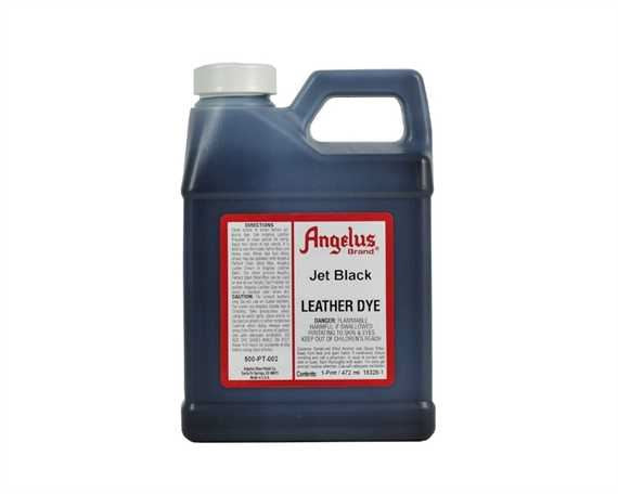 Angelus Leather Dye Jet Black 946ml