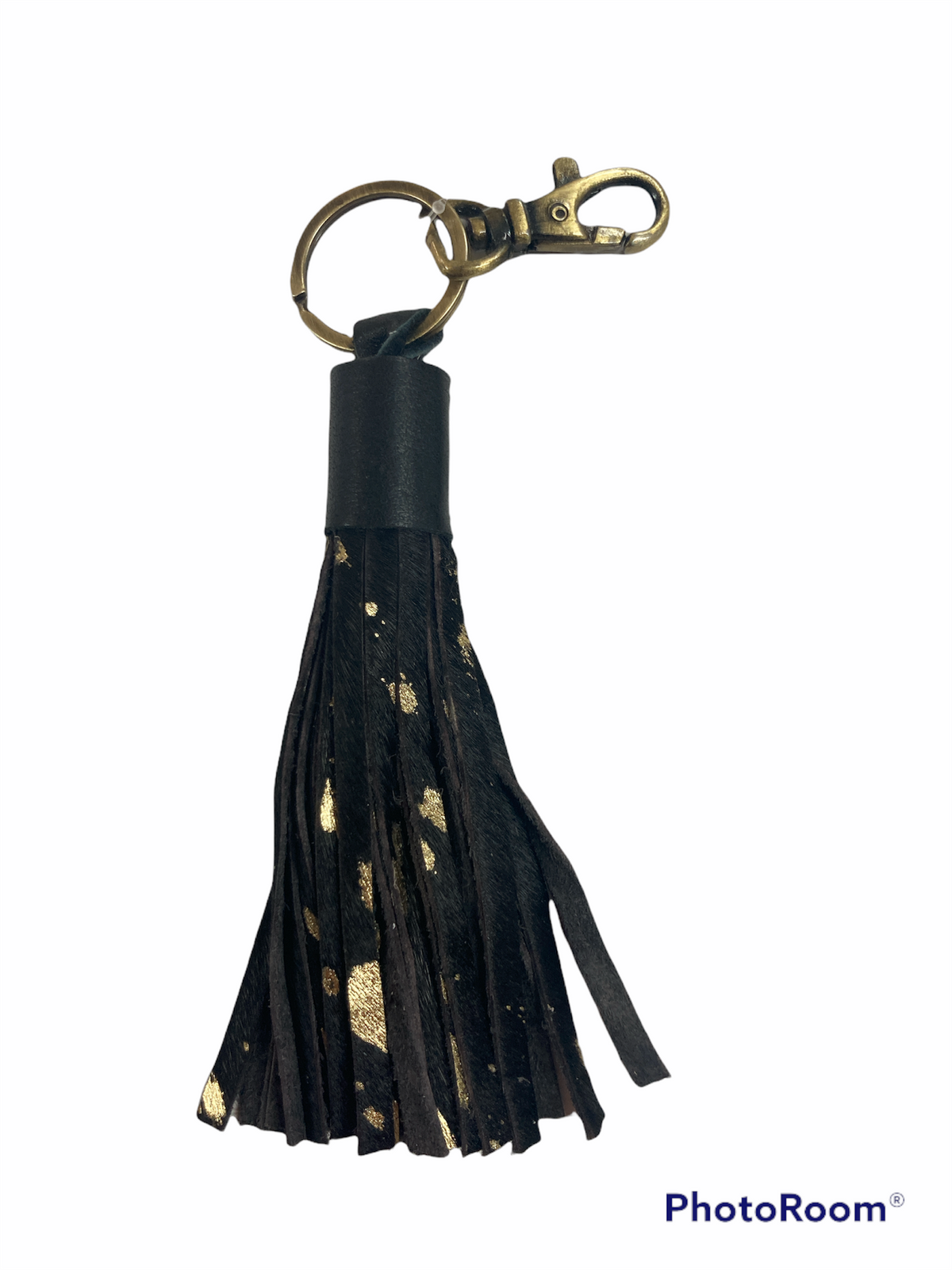 Tassel Cowhide Keyring