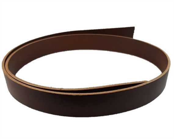 Belt Strap Cognac 32mm Wide 3mm Thick Italian