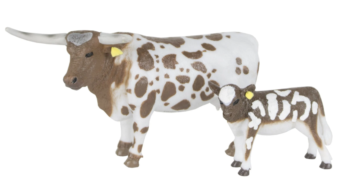 Big Country Toys Longhorn Cow And Calf