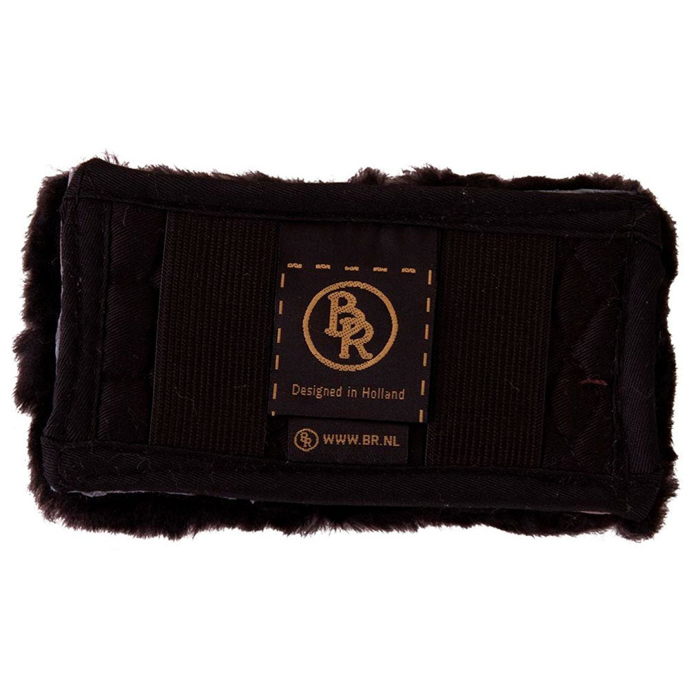 BR Equestrian Curb Chain Guard Sheepskin 5cm wide