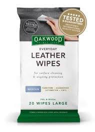 Oakwood Leather Wipes 20Pkt