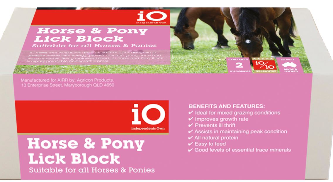 Io Horse And Pony Block