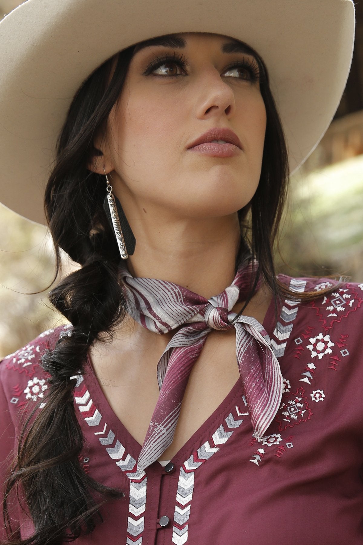 Cinch Wmns Striped Skinny Rag