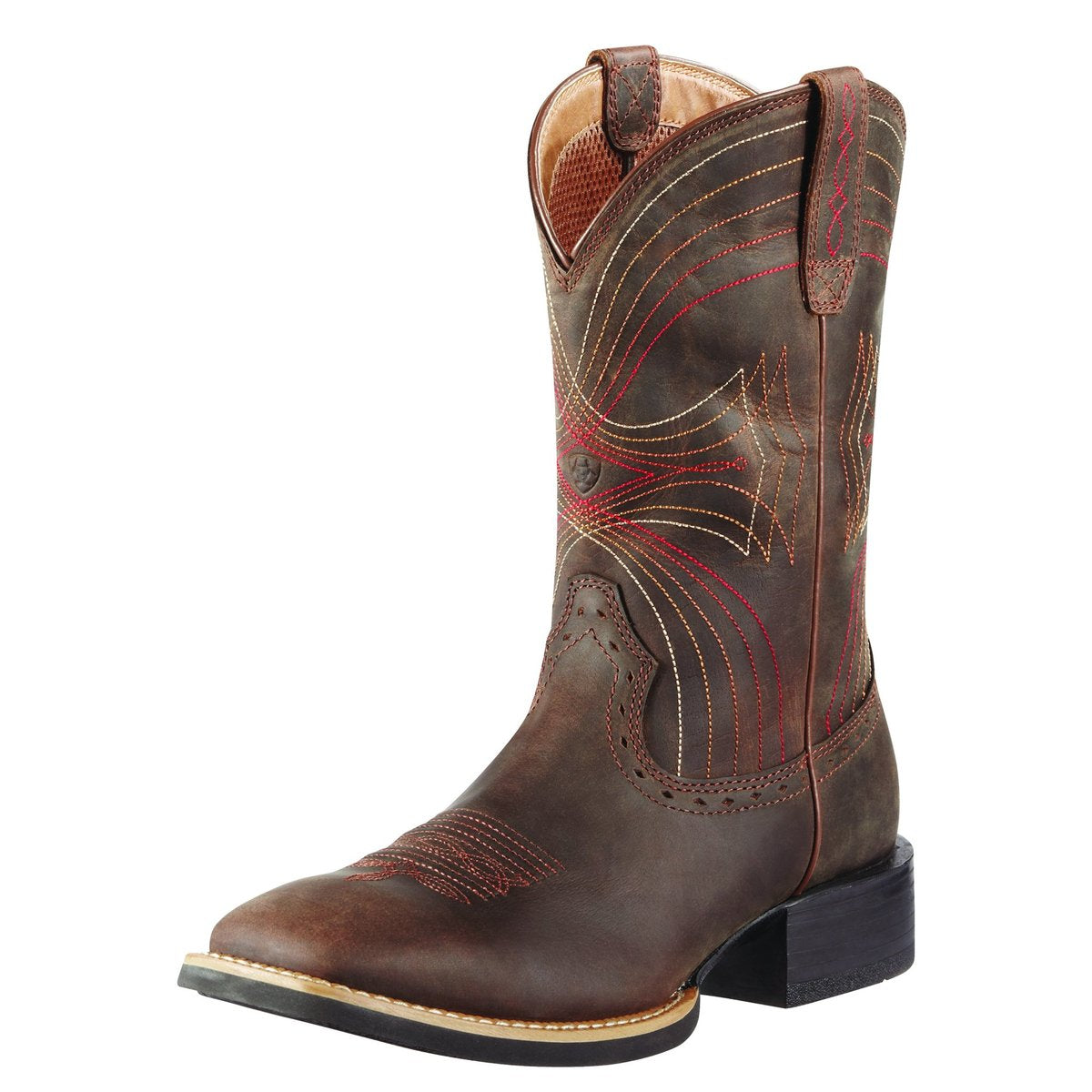 Ariat Mns Sport Wide Sq Toe Distressed Brown - CLEARANCE