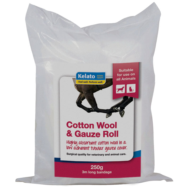 Kelato Cotton Wool And Gauze Roll 500Gm