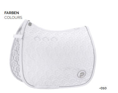 Eskadron High Gloss Peacock Dressage Cloth White