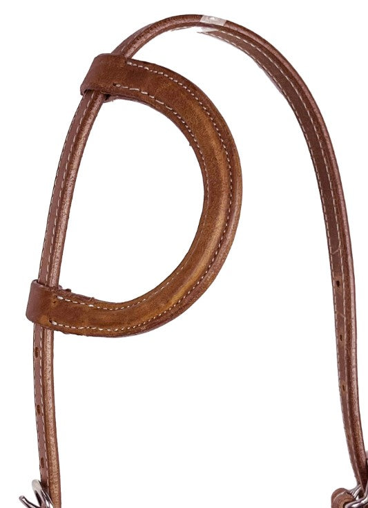 Ezy Ride Bridle One Ear Stitched with Raised Leather