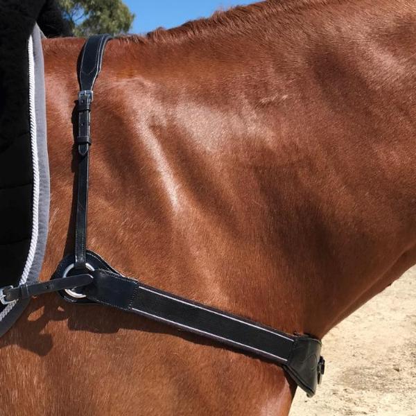 Lumiere Equestrian Vida Italian Leather Bridge Breastplate