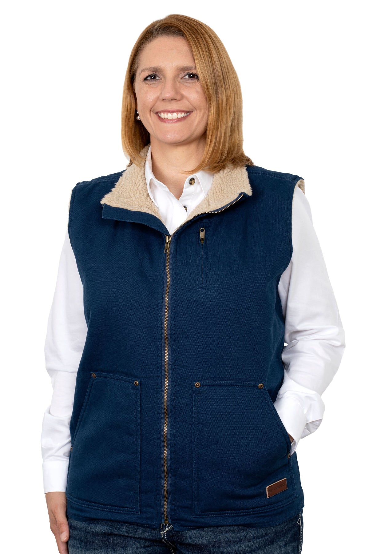 Just Country Mns Diamantina Sherpa Vest - Winter Black Friday Sale