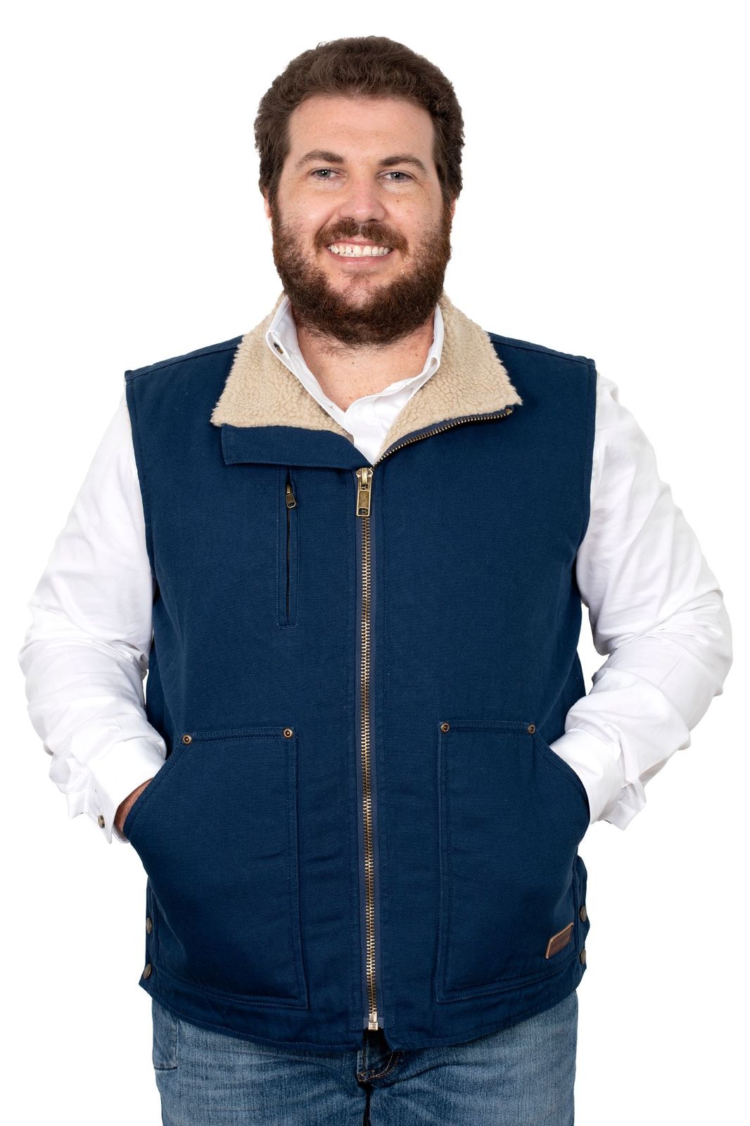 Just Country Mns Diamantina Sherpa Vest - Winter Black Friday Sale