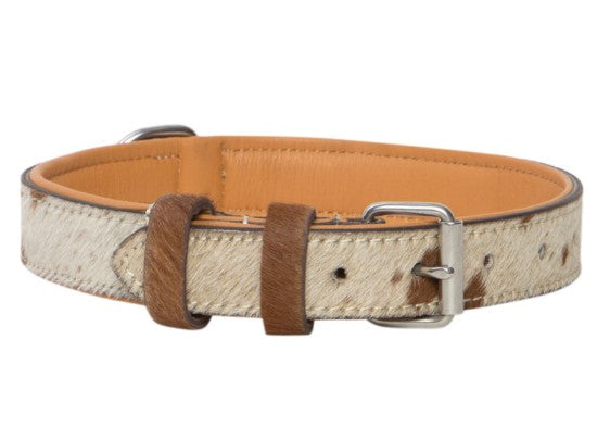 The Design Edge Cowhide Dog Collar