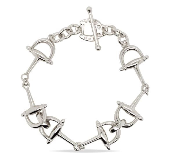 Bracelet Ss Snaffle Bit Tbar