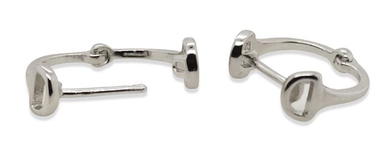 Mountain Creek Jewellery Earrings SS Snaffle Huggie