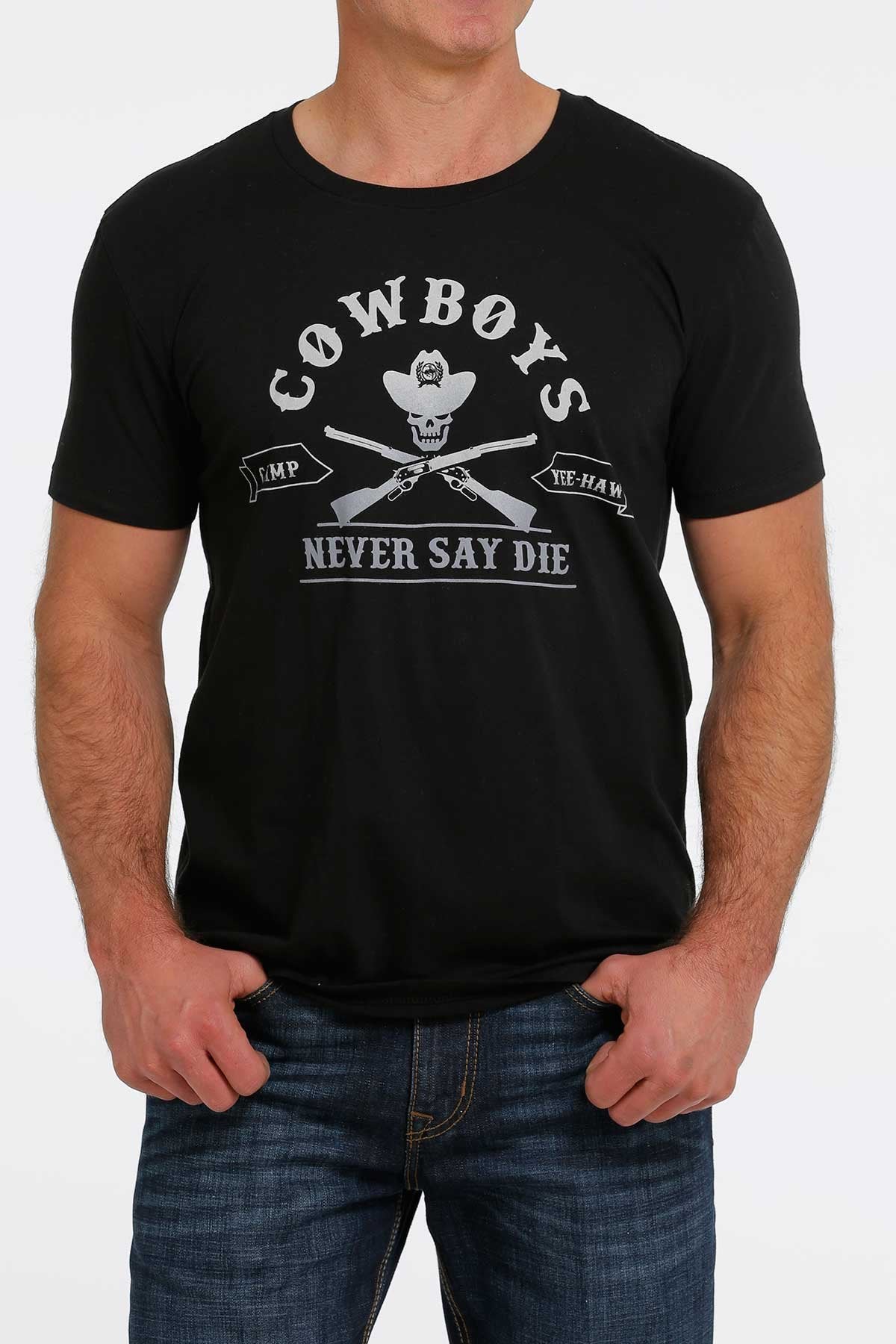 Cinch Mens Never Say Die T Shirt