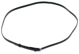 Neck Strap Flat Racing Black
