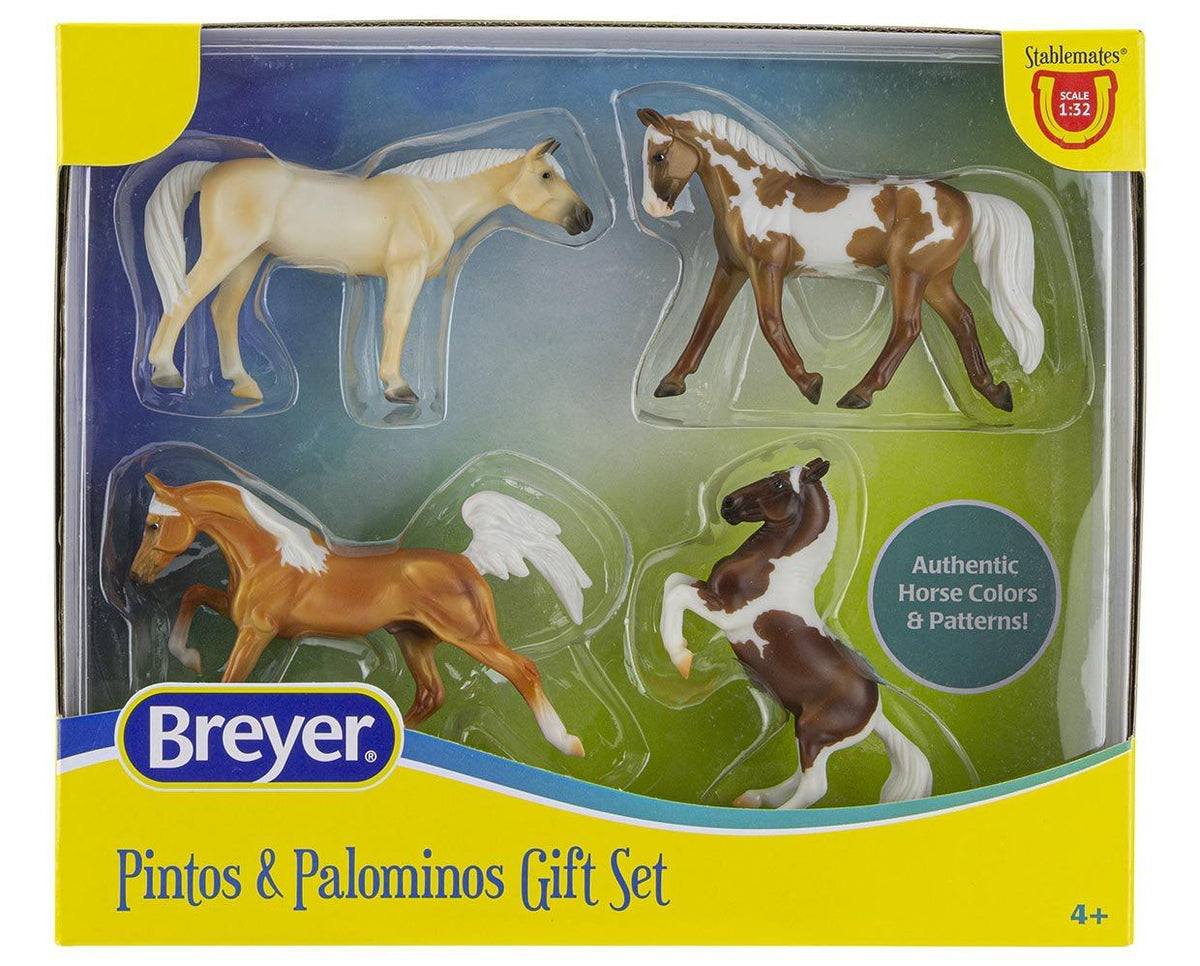 Breyer Stablemates Pintos And Palominos Gift Set