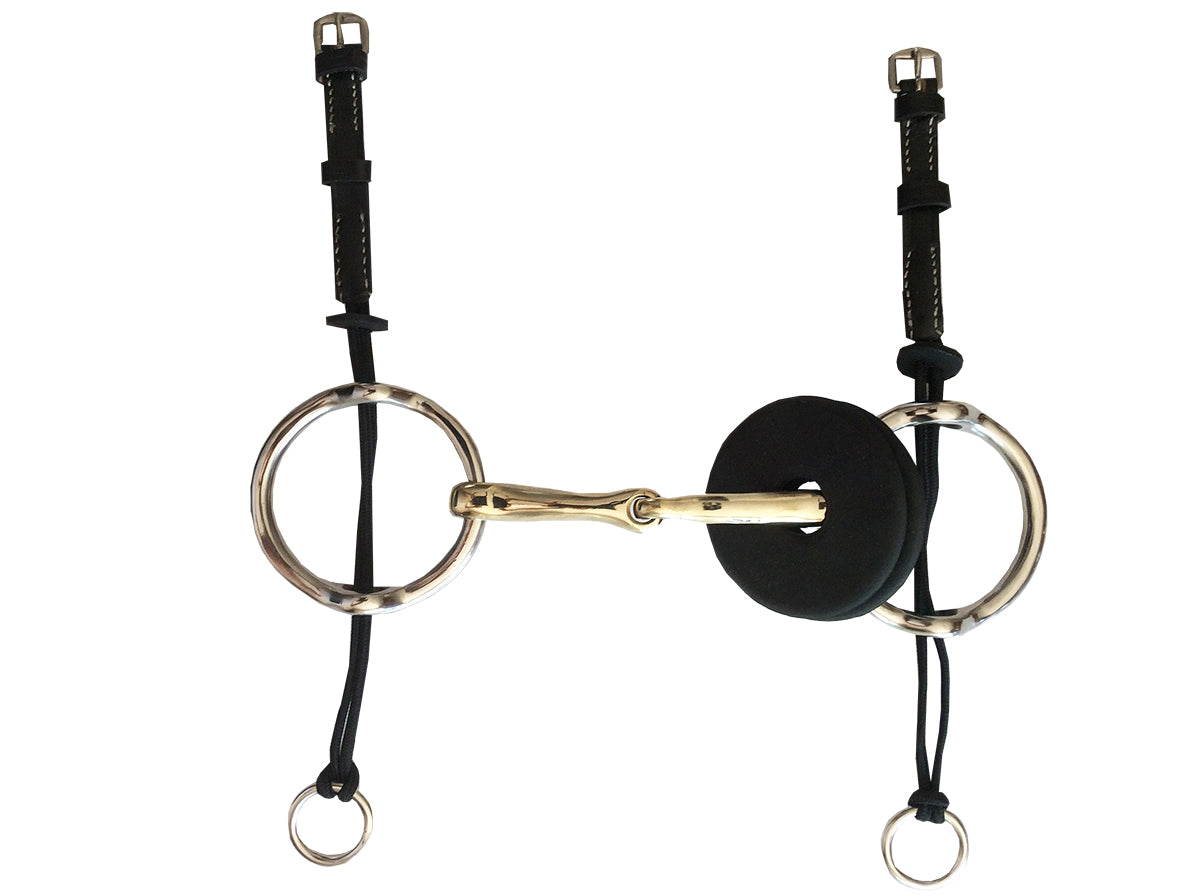Toprail Polo Medium Ring Gag Stainless Steel Roy Snaffle