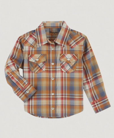Wrangler Baby Girls LS Shirt Multi