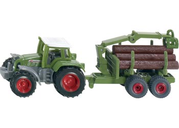 Siku - Tractor with Forestry Trailer
