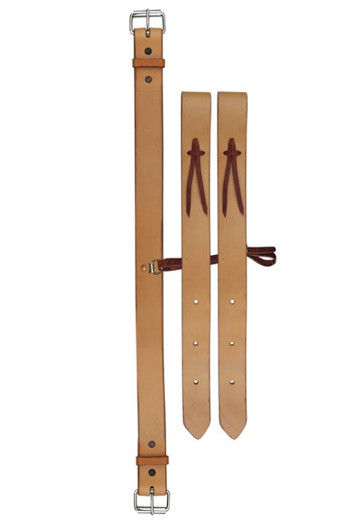 Ezy Ride Economy Leather Back Flank Set 2in Wide
