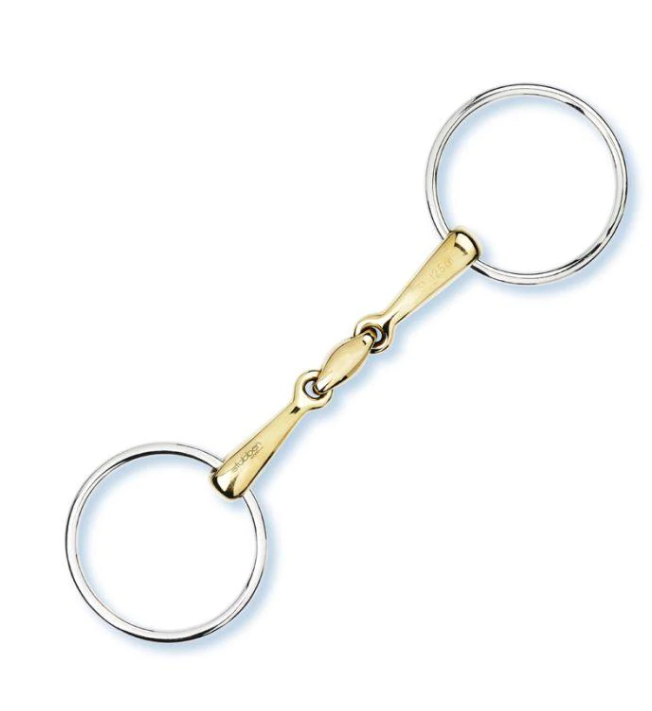 Stuebben Loose Ring Snaffle Double Broken Copper Mouth 16mm Thickness