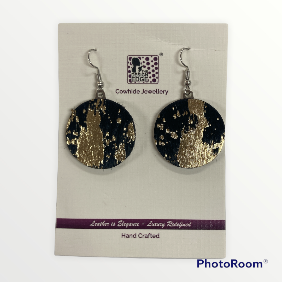 Sudan Hairon Round Drop Earrings