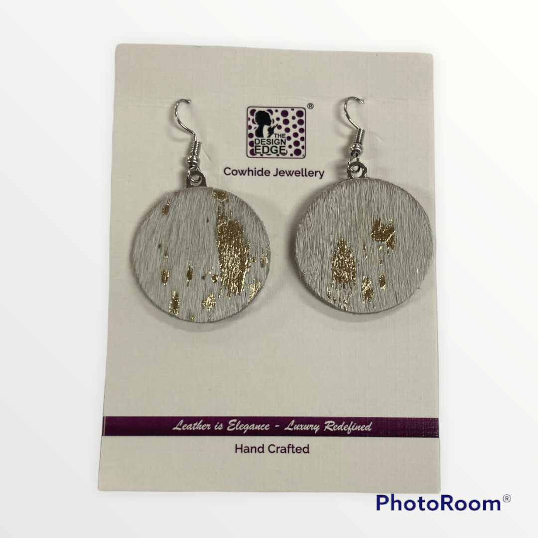 Sudan Hairon Round Drop Earrings