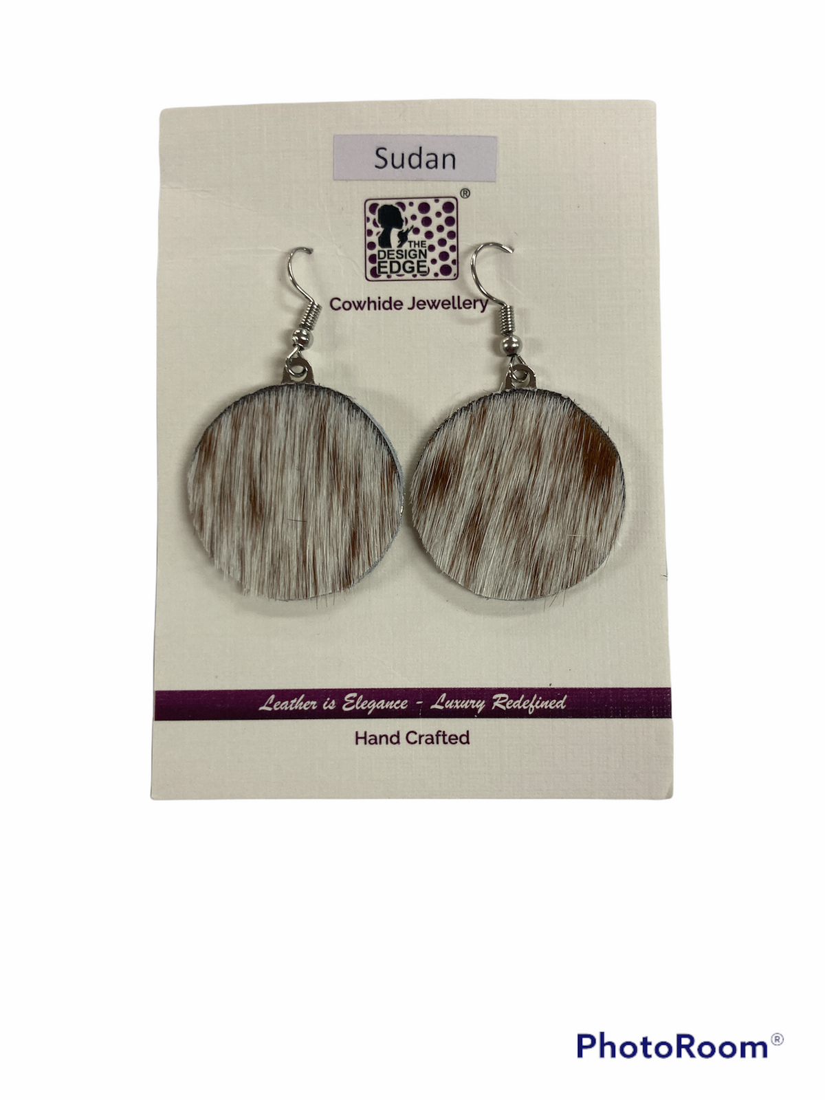 Sudan Hairon Round Drop Earrings