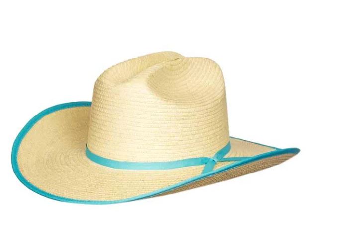 Sunbody Kids - Cattleman Bound Guat Palm - Turquoise One Size Fits All