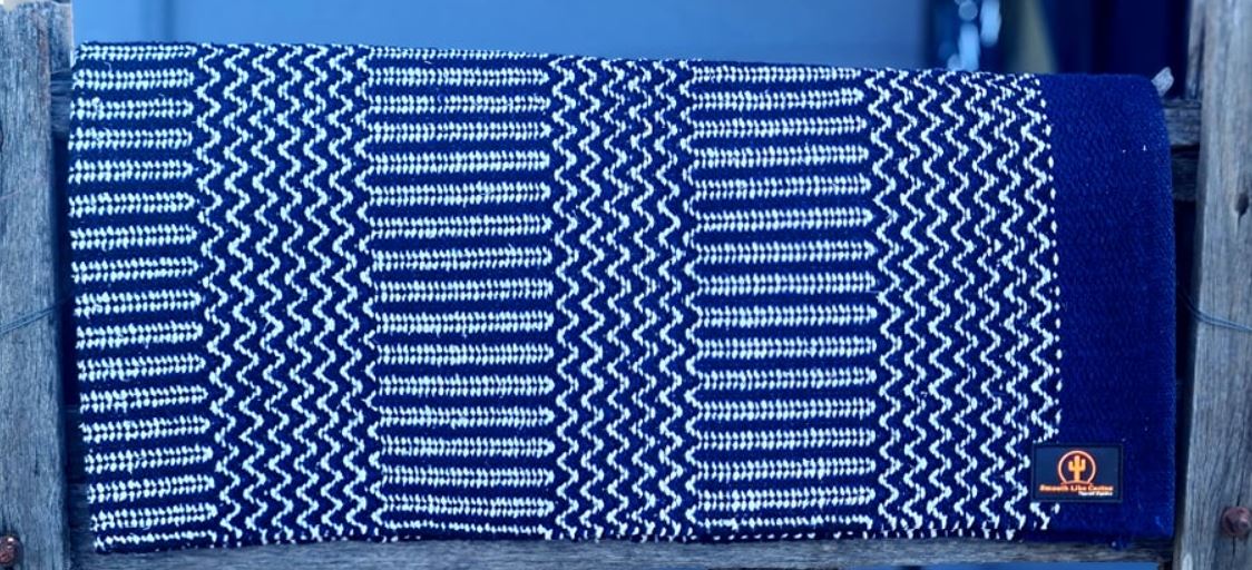 Smooth Like Cactus Navajo Heavy Saddle Blanket