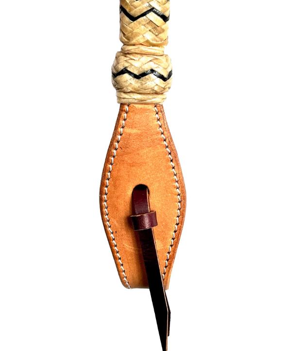 Ezy Ride Bridle with Futurity Knot and Rawhide Brow Natural
